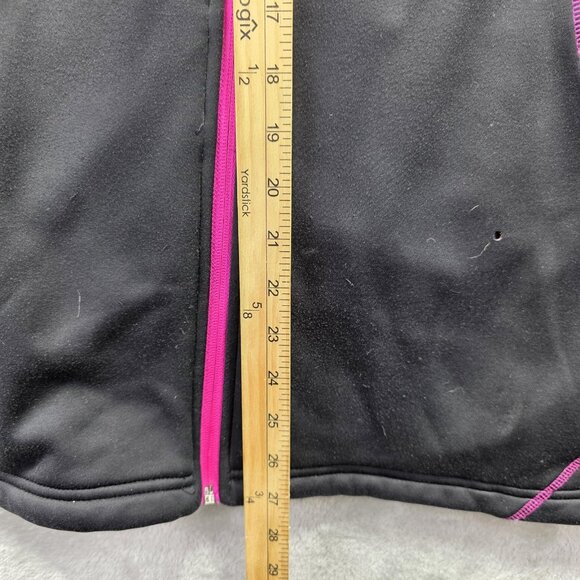FXR Racing Jacket Womens 18 Black Pink Softshell Zip Fleece Snowmobile - Picture 8 of 10
